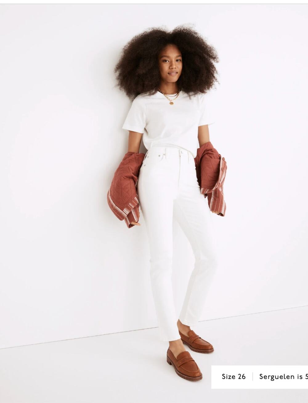 MADEWELL The Perfect Vintage Denim Jean in Tile White ND501 // 28